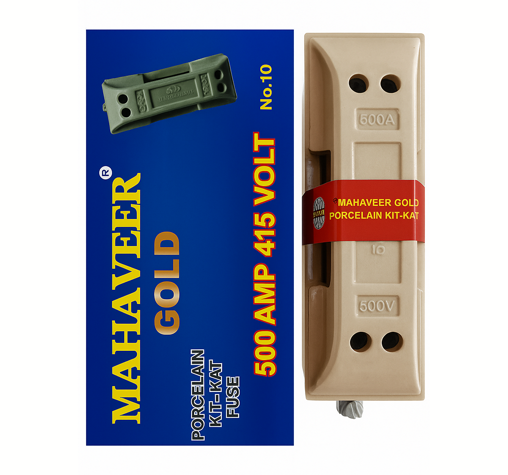 Procelain Kit-Kat Fuse 500 AMP 415 Volt